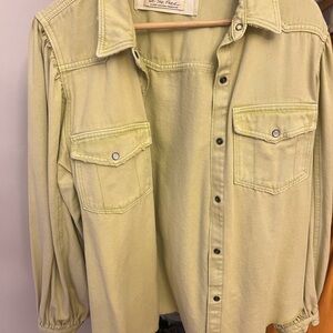 We The Free Light Yellow Shirt